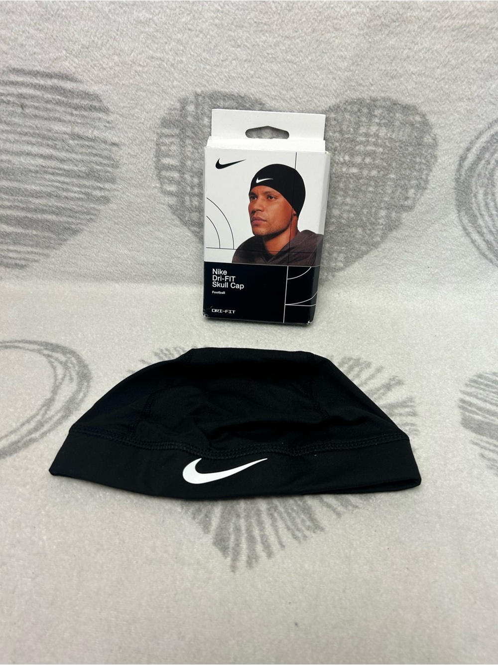 Nike Dri-FIT Knit Skull Cap Dri-FIT Black Men's Football Performance Headwear - Picture 3 of 5